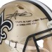 Alvin Kamara New Orleans Saints Autographed Fanatics Authentic Riddell Speed Authentic Helmet with Leading Rusher Inscription - Limited Edition of 10