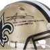 Alvin Kamara New Orleans Saints Autographed Fanatics Authentic Riddell Speed Authentic Helmet with Leading Rusher Inscription - Limited Edition #10/10
