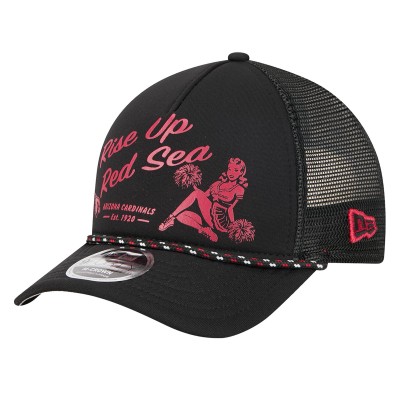 Бейсболка Arizona Cardinals New Era Black Gas Station 9FORTY A-Frame M-Crown