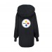 WoPittsburgh Steelers Jill Martin Black Oversized Hooded Lounger