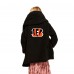 Женская Cincinnati Bengals Jill Martin Black Oversized Hooded Lounger