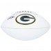 Matthew Golden Green Bay Packers Autographed Fanatics Authentic Franklin White Panel Football