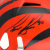 Chase Brown Cincinnati Bengals Autographed Fanatics Authentic Riddell Speed Replica Helmet