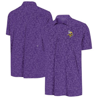 Minnesota Vikings Antigua Purple Lush Polo