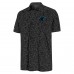 Carolina Panthers Antigua Black Lush Polo