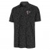 Atlanta Falcons Antigua Black Lush Polo