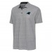 Carolina Panthers Antigua Black/White Intersect Polo