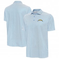 Los Angeles Chargers Antigua Powder Blue/White Pave Polo