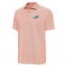 Miami Dolphins Antigua Orange/White Pave Polo