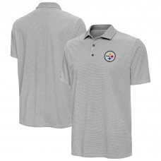 Pittsburgh Steelers Antigua Black/White Pave Polo