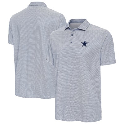 Dallas Cowboys Antigua Navy/White Pave Polo