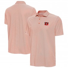 Cincinnati Bengals Antigua Orange/White Pave Polo
