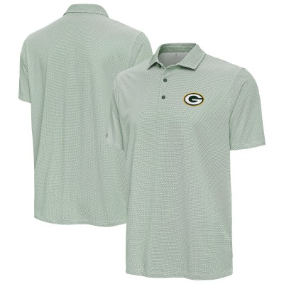 Green Bay Packers Antigua Green/White Pave Polo