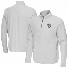 Los Angeles Rams Antigua Step Up Quarter-Zip Pullover - Gray