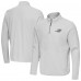Miami Dolphins Antigua Gray Step Up Quarter-Zip Pullover