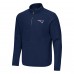 New England Patriots Antigua Navy Step Up Quarter-Zip Pullover