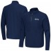 Seattle Seahawks Antigua College Navy Step Up Quarter-Zip Pullover Seattle Seahawks Antigua College Navy Step Up Quarter-Zip Pullover