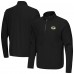 Green Bay Packers Antigua Black Step Up Quarter-Zip Pullover