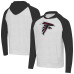 Толстовка Atlanta Falcons Antigua Heather Gray/Black Urgent Raglan Толстовка Atlanta Falcons Antigua Heather Gray/Black Urgent Raglan