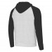 Толстовка Atlanta Falcons Antigua Heather Gray/Black Urgent Raglan