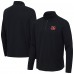 Cincinnati Bengals Antigua Heather Black Sync Tri-Blend Quarter-Zip Pullover Cincinnati Bengals Antigua Heather Black Sync Tri-Blend Quarter-Zip Pullover