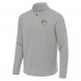 Los Angeles Rams Antigua Sync Tri-Blend Quarter-Zip Pullover - Heather Gray