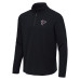 Пуловер Atlanta Falcons Antigua Heather Black Sync Tri-Blend