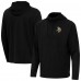 Minnesota Vikings Antigua Black Connected Quarter-Zip Pullover Hoodie