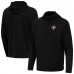 New Orleans Saints Antigua Black Connected Quarter-Zip Pullover Hoodie New Orleans Saints Antigua Black Connected Quarter-Zip Pullover Hoodie