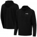 New York Jets Antigua Black Connected Quarter-Zip Pullover Hoodie New York Jets Antigua Black Connected Quarter-Zip Pullover Hoodie