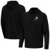 Толстовка Cleveland Browns Antigua Black Throwback Connected Quarter-Zip