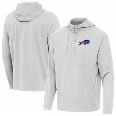 Толстовка на короткой молнии Buffalo Bills Antigua Gray Connected