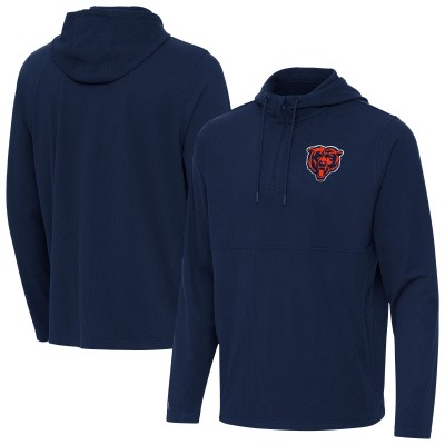 Толстовка Chicago Bears Antigua Navy Connected Quarter-Zip