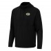 Толстовка Green Bay Packers Antigua Black Connected Quarter-Zip