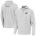 Толстовка Detroit Lions Antigua Gray Connected Quarter-Zip