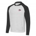 Kansas City Chiefs Antigua Black/Heather Gray Urgent Pullover Hoodie