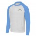 Los Angeles Chargers Antigua Powder Blue/Gray Urgent Pullover Hoodie