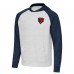 Толстовка Chicago Bears Antigua Heather Navy/Gray Urgent