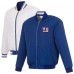 New York Giants JH Design Royal/White Full-Zip Reversible Flight Jacket