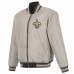 Куртка New Orleans Saints JH Design Black/Gray Reversible Flight