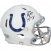 Peyton Manning Indianapolis Colts & Denver Broncos Autographed Fanatics Authentic Riddell Split Speed Authentic Helmet - Signature on Colts Side