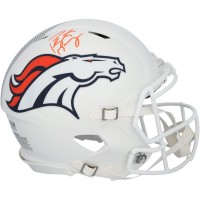 Peyton Manning Denver Broncos Autographed Fanatics Authentic Riddell 2024 Alternate Speed Authentic Helmet