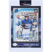 Tyrone Tracy Jr. New York Giants Autographed 2024 Panini Donruss Optic Black Pandora Prizm #259 #21/25 Rookie Card