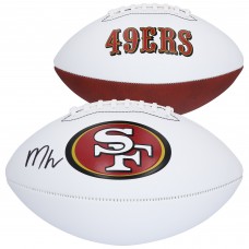 Mykel Williams San Francisco 49ers Autographed Fanatics Authentic Franklin White Panel Football