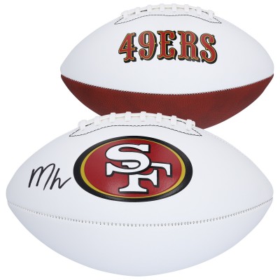 Mykel Williams San Francisco 49ers Autographed Fanatics Authentic Franklin White Panel Football