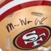 Mykel Williams San Francisco 49ers Autographed Fanatics Authentic Riddell Speed Mini Helmet