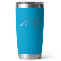 Термос Carolina Panthers YETI 20oz. Rambler with MagSlider Lid