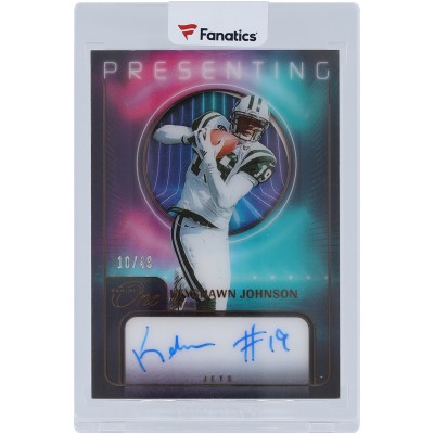 Keyshawn Johnson New York Jets Autographed 2023 Panini One Bronze Presenting Autograph #185 #10/49 Card