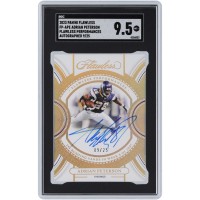 Adrian Peterson Minnesota Vikings Autographed 2023 Panini Flawless Flawless Performances Autograph #FP-APE #9/25 SGC Authenticated 9.5 Card