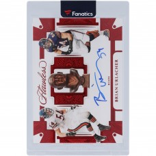Brian Urlacher Chicago Bears Autographed 2022 Panini Flawless Ruby Career Progression Autograph #CP-BU #1/8 Card